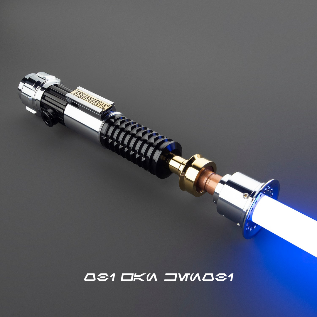 Obi-Wan Kenobi Lightsaber  Base Lit & Neopixel Lightsaber For